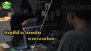 บัญชีม้าเว็บพนัน หามาจากไหน