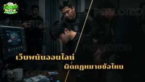 เว็บพนันออนไลน์ ผิดกฎหมายข้อไหน