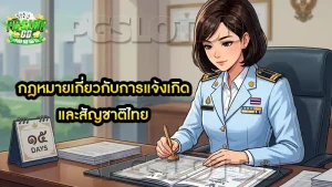 กฎหมายเกี่ยวกับการแจ้งเกิด และสัญชาติไทย