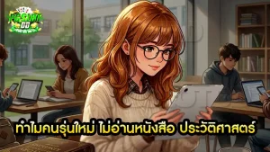 ทำไมคนรุ่นใหม่ ไม่อ่านหนังสือ ประวัติศาสตร์