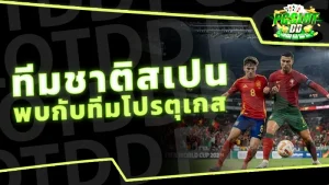 ทีมชาติสเปน พบกับทีมโปรตุเกส