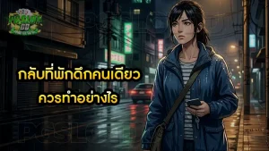 กลับที่พักดึกคนเดียว ควรทำอย่างไร