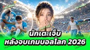 นักเตะเจ็บ หลังจบเกมบอลโลก 2026
