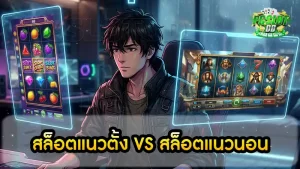 สล็อตแนวตั้ง vs สล็อตแนวนอน