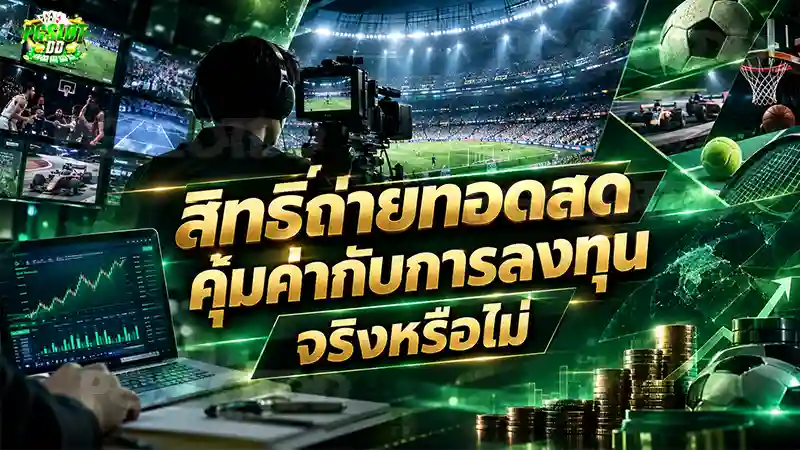 สิทธิ์ถ่ายทอดสด คุ้มค่ากับการลงทุน จริงหรือไม่