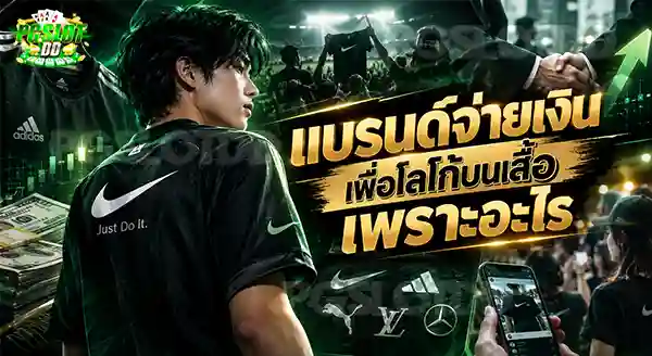 แบรนด์จ่ายเงิน เพื่อโลโก้บนเสื้อ เพราะอะไร