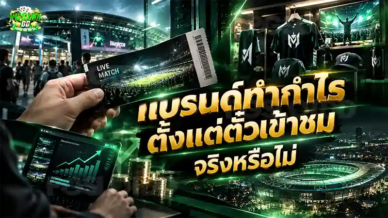 แบรนด์ทำกำไร ตั้งแต่ตั๋วเข้าชม จริงหรือไม่