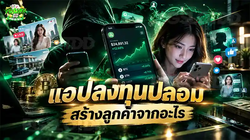 แอปลงทุนปลอม สร้างลูกค้าจากอะไร