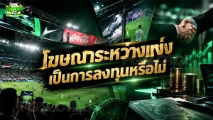 โฆษณาระหว่างแข่ง เป็นการลงทุนหรือไม่