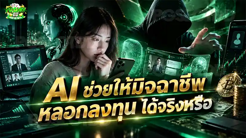 AI ช่วยให้มิจฉาชีพ หลอกลงทุน ได้จริงหรือ