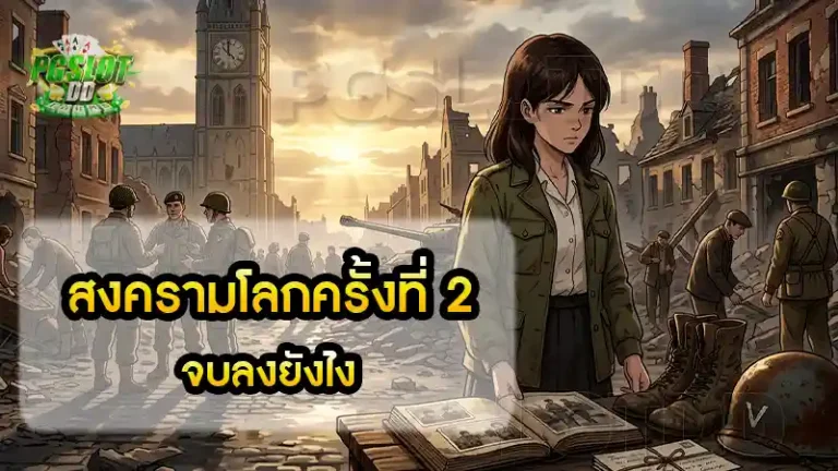 สงครามโลกครั้งที่ 2 จบลงยังไง